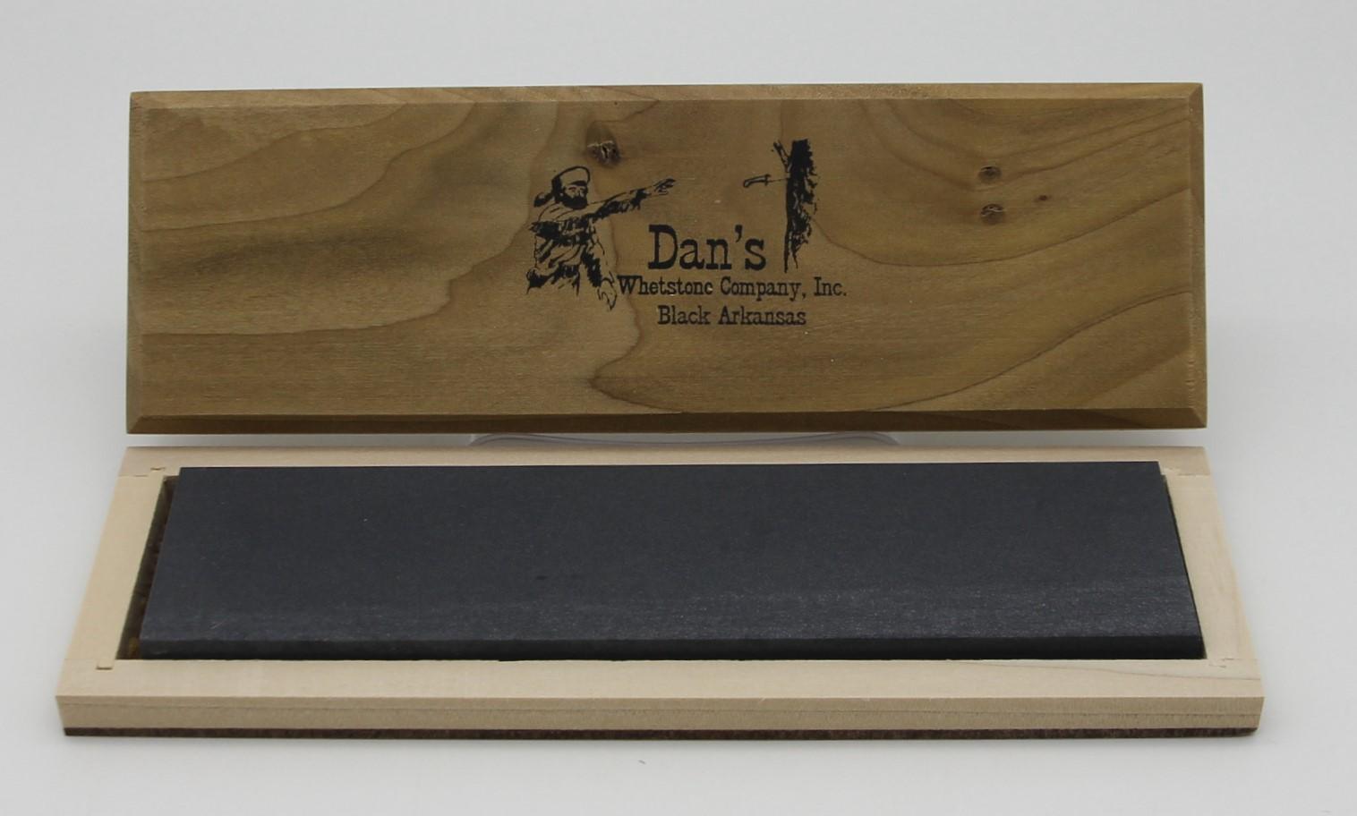 SPECIAL BLACK Bench Stone 8 X 2 X 1/2 ID 711B23 - Dan's Whetstone